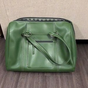 Franklin Covey Green Laptop Bag, Like new